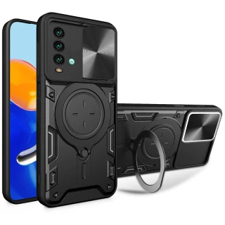 Ударопрочный чехол Bracket Ringstand с защитной шторкой для камеры для Xiaomi Redmi Note 9 4G / Redmi 9 Power фото 1 Ударопрочный чехол Bracket Ringstand с защитной шторкой для камеры для Xiaomi Redmi Note 9 4G / Redmi 9 Power фото 1 из 1