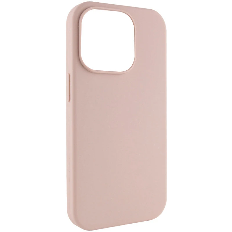 Silicone Case (AA) NO LOGO with MagSafe для Apple iPhone 17 Pro (6.3") – Рожевий / Pink Sand. Фото 1 з 2