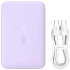 Портативное ЗУ Power Bank Baseus EnerFill FM11 Ultra-Mini 22.5W с БЗУ 10000mAh (P1008210E123) – Nebula Purple. Фото 2 из 6