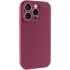 Чехол Silk Full Camera (AA) NO LOGO with Magnetic Fit для Apple iPhone 15 Pro Max (6.7") – Бордовый / Plum. Фото 1 из 4