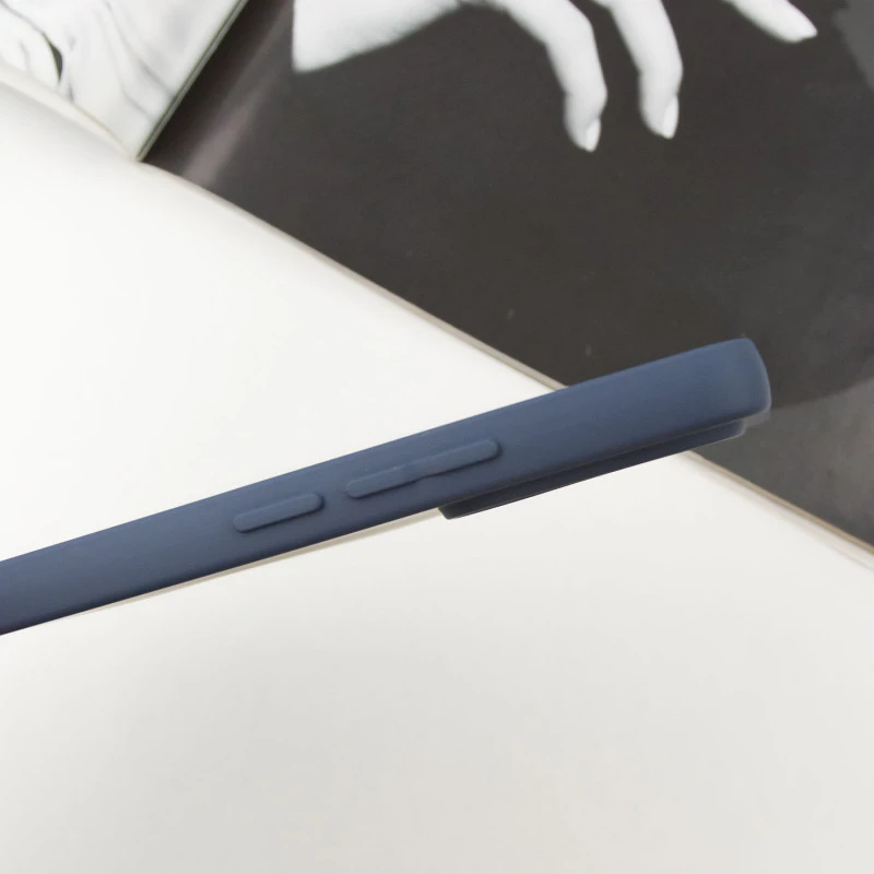 Чохол Silicone Cover Ummi Lakshmi Full Camera (AA) для Xiaomi Poco M7 pro 5G – Синій / Midnight blue. Фото 4 з 4