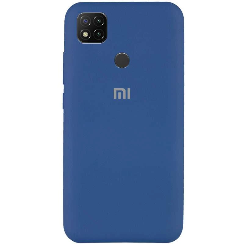 

Чохол Silicone Case з закритим низом на Xiaomi Redmi 9C (Синій / Navy Blue)