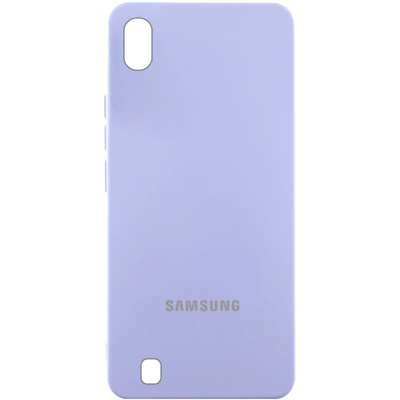 Чехол Silicone Case Lakshmi Premium Logo для Samsung Galaxy A10 (A105F) – Сиреневый / Dasheen. Фото 1 из 1