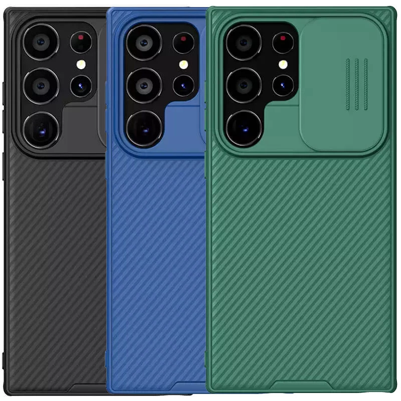 Карбована накладка Nillkin Pro зі шторкою для камери на Samsung Galaxy S24 Ultra фото 1 з 1