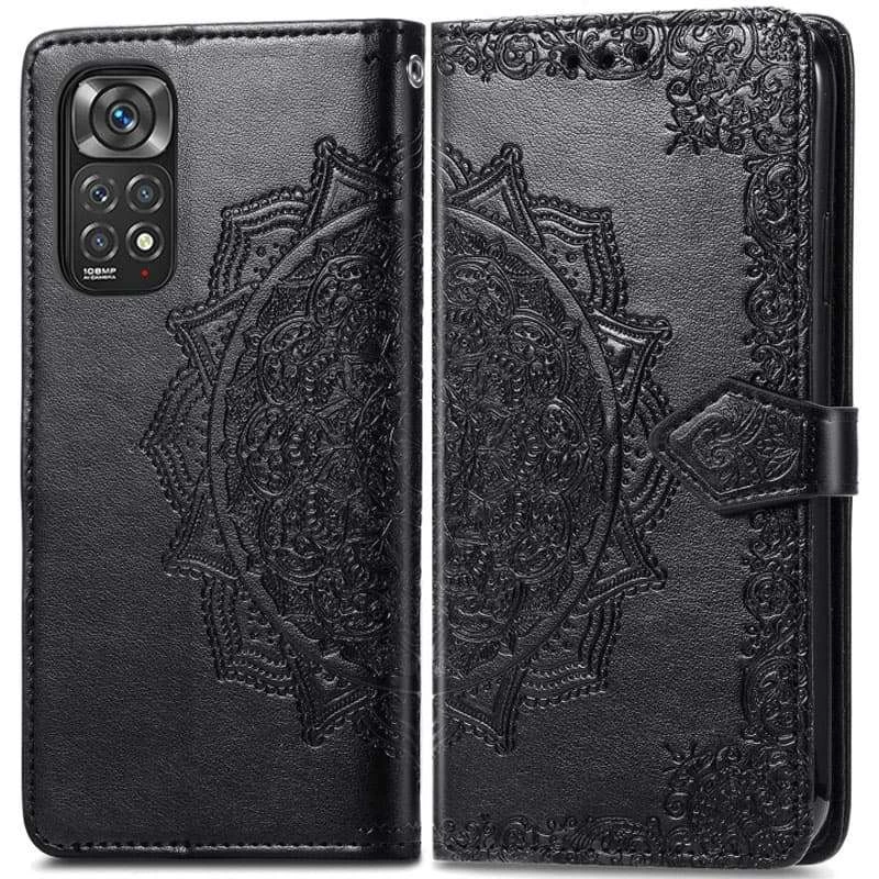 Шкіряний чохол-книжка Art Case з візитницею для Xiaomi Redmi Note 11 Pro 4G/5G – Чорний. Фото 2 з 4