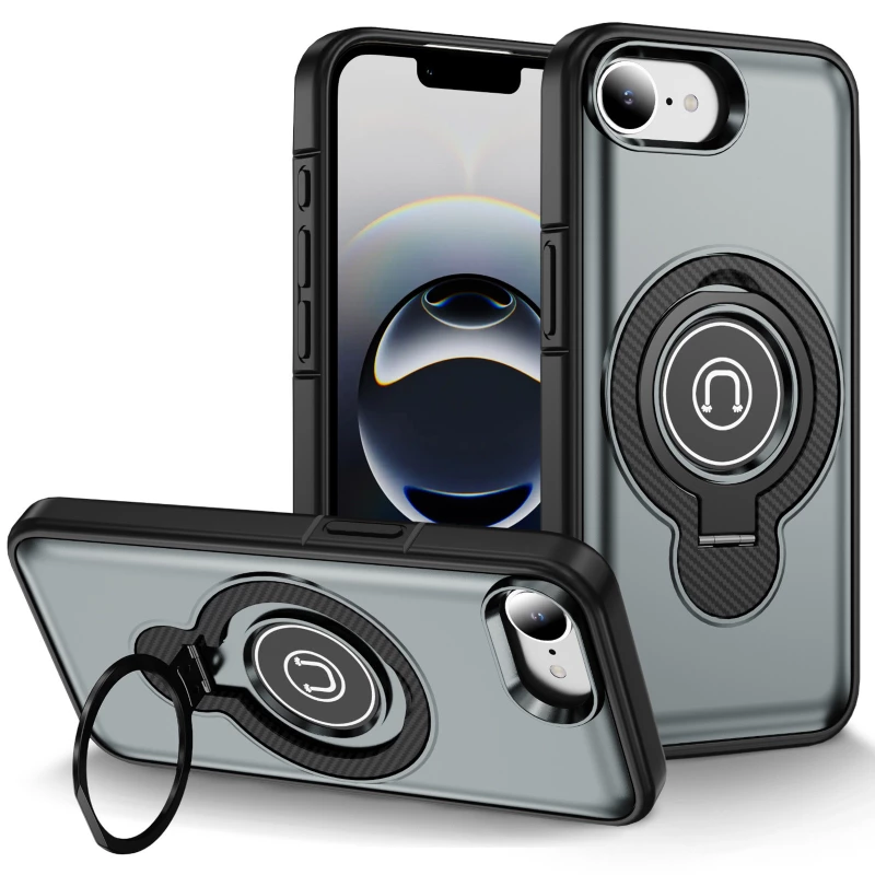 TPU+Textured PC Magnet для Apple iPhone 17e (6.1") – Grey. Фото 1 из 5