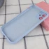 Чохол Silk Full Camera Protective (AA) NO LOGO для Apple iPhone 12 (6.1") – Блакитний / Lilac Blue. Фото 2 з 2