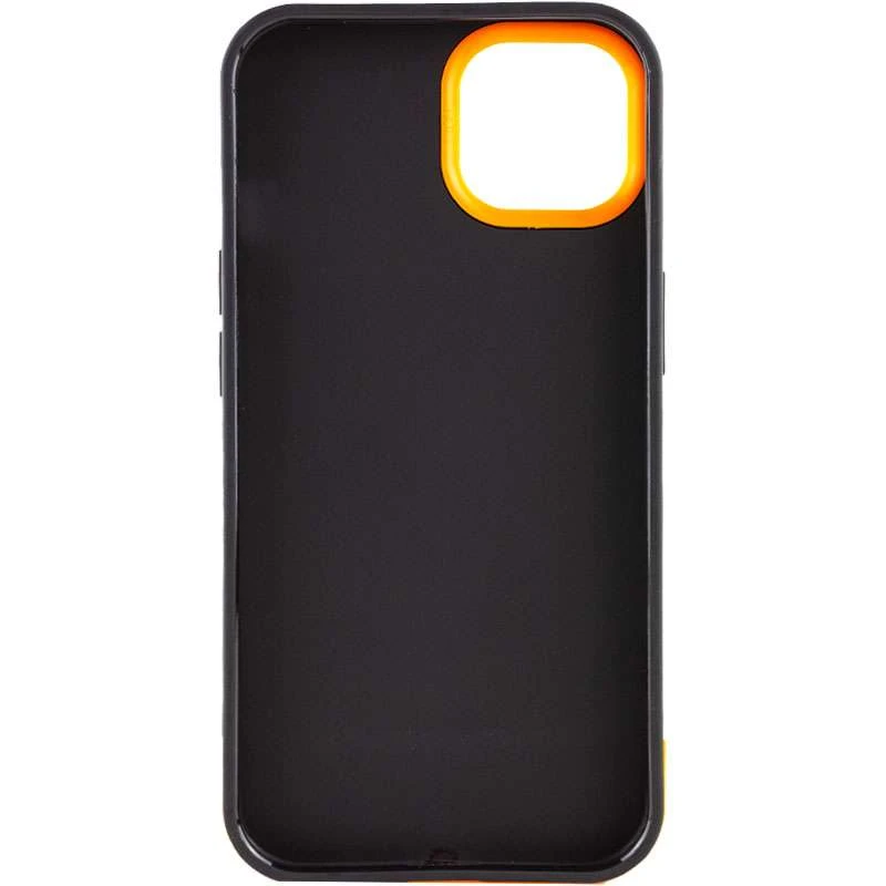 Двоколірний чохол Bichromatic на Apple iPhone 12 (6.1") – Black / Orange. Фото 3 з 5