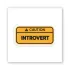 Стікер 3D до 5см Art Collection – Introvert. Фото 1 з 3