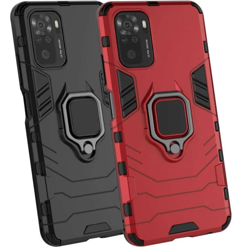 

Протиударний чохол Transformer з кільцем на Xiaomi Redmi Note 10 / Note 10s