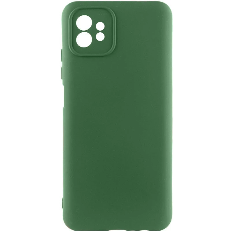 

Чохол Silicone Case Lakshmi з закритою камерою на Motorola Moto G32 (Зелений / Dark green)