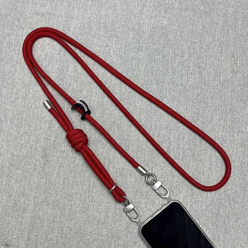 Шнурок с двумя креплениями (8мм) 150см – Bright Red. Фото 3 из 3