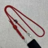 Шнурок с двумя креплениями (8мм) 150см – Bright Red. Фото 3 из 3