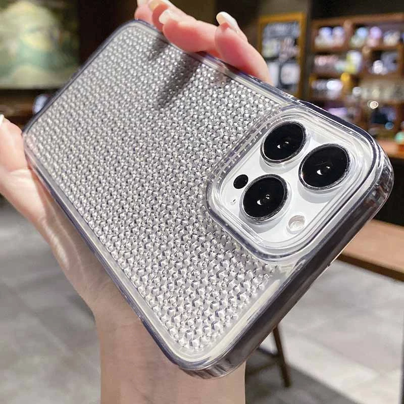 Блискучий чохол на Apple iPhone 12 – Gray. Фото 3 з 3