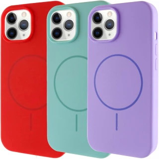Чехол Silicone Armor Max не logo with MagSafe для Apple iPhone 12 (6.1") фото 1 Чехол Silicone Armor Max не logo with MagSafe для Apple iPhone 12 (6.1") фото 1 из 6