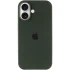 Чехол Silicone Case с закрытым низом для Apple iPhone 17 (6.3") – Зеленый / Cyprus Green. Фото 3 из 6