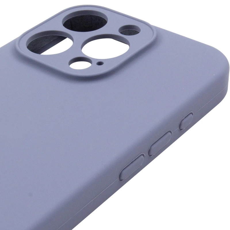 Чехол Silk Full Camera Protective (AA) NO LOGO для Apple iPhone 16 Pro Max – Серый / Lavender Gray. Фото 7 из 8