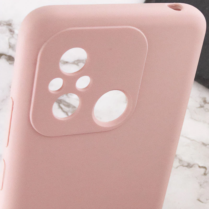 Чохол Silicone Case Lakshmi Premium з закритою камерою на Xiaomi Redmi 12C / Poco C55 – Рожевий / Pink Sand. Фото 12 з 13