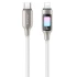 Дата кабель Usams US-SJ749 With Colorful Light TC Ser. Type-C to Lightning 30W (1.2m) – Titanium. Фото 1 з 1