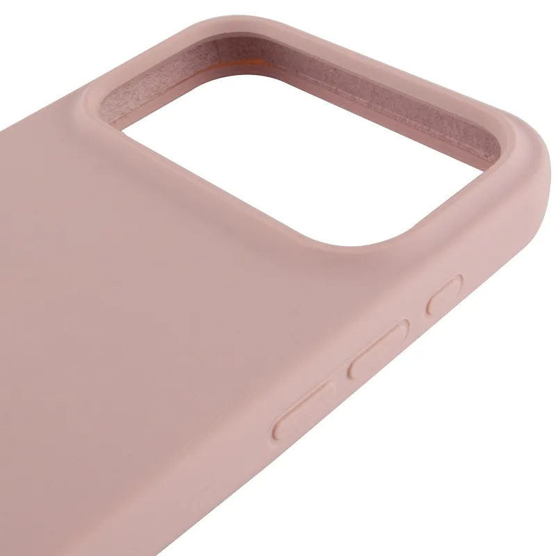 Чехол Silk Full Protective (AA) NO LOGO для Apple iPhone 17 Pro (6.3") – Розовый / Pink Sand. Фото 5 из 6