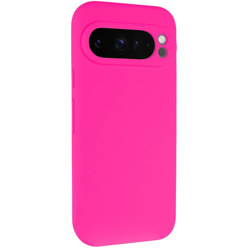 Чохол Silicone Case Lakshmi Premium із закритою камерою для Google Pixel 9 Pro XL – Рожевий / Barbie pink. Фото 1 з 8