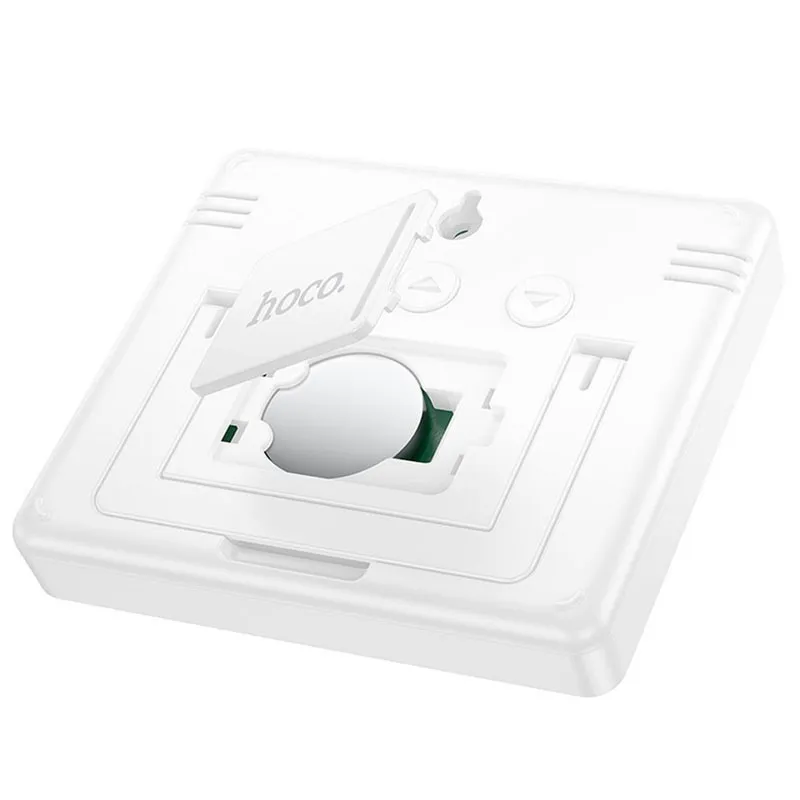 Електронний термогігрометр + годинник Hoco HX41 5in1 Indoor – White. Фото 4 з 6