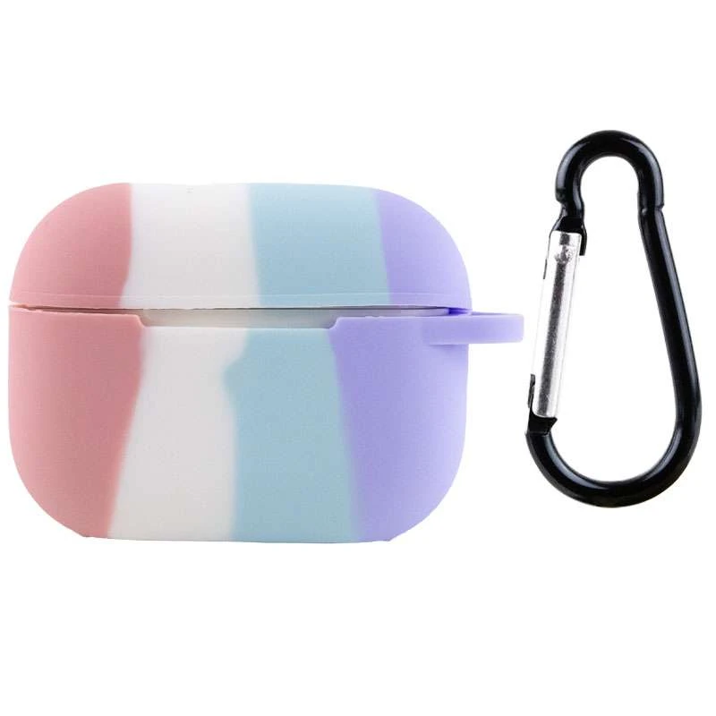

Силіконовий футляр Colorfull для навушників AirPods Pro (Рожевий / Бузковий)
