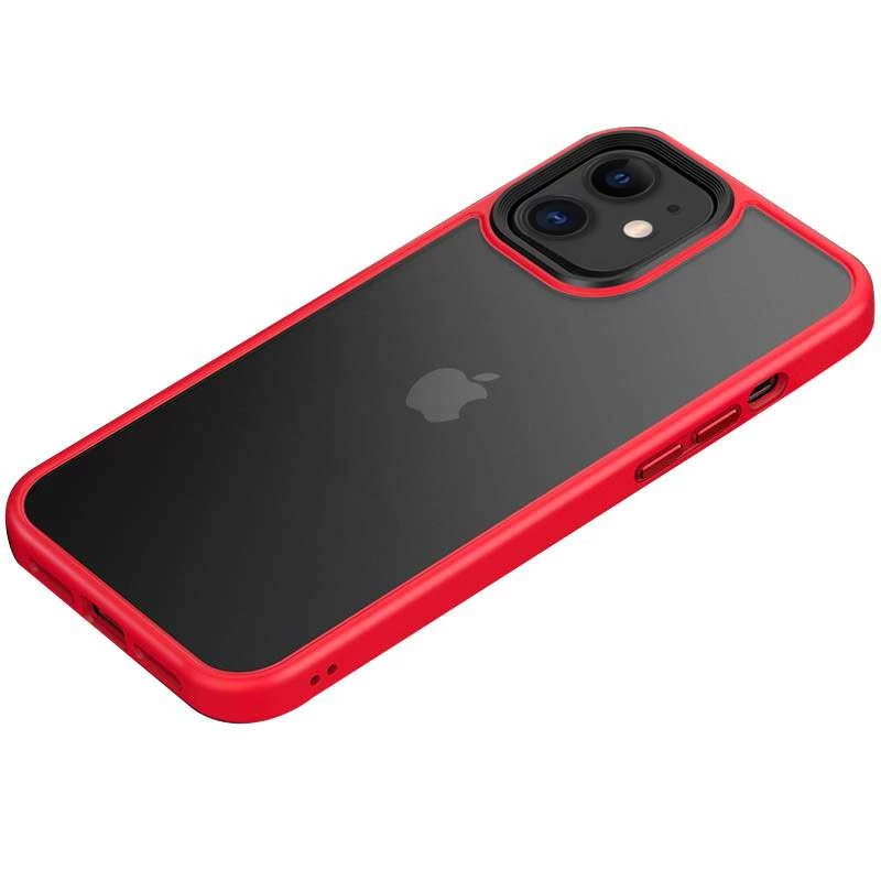 

TPU+PC с металлическими кнопками для Apple iPhone 11 (6.1") (Красный), Червоний