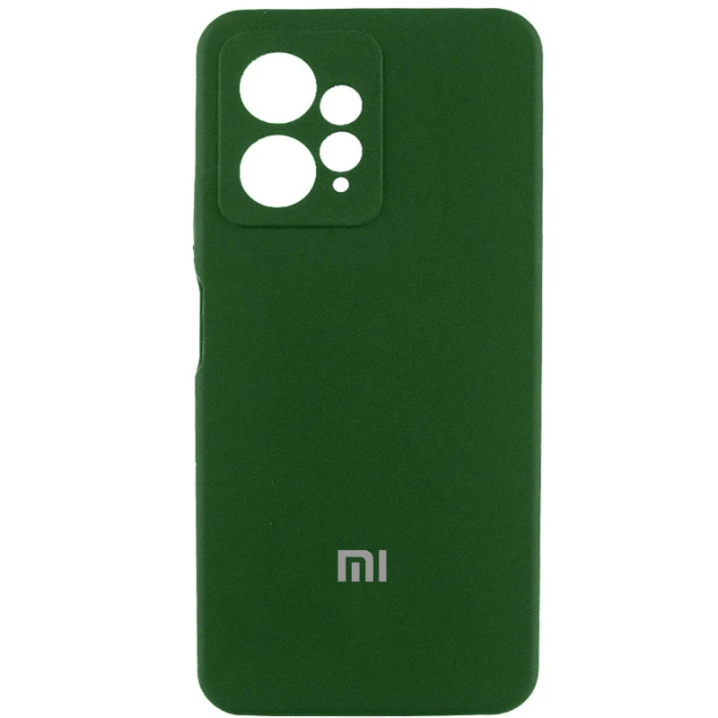 Чохол Silicone Case Lakshmi Premium L з закритою камерою на Xiaomi Redmi Note 12 4G – Зелений / Cyprus Green. Фото 1 з 1