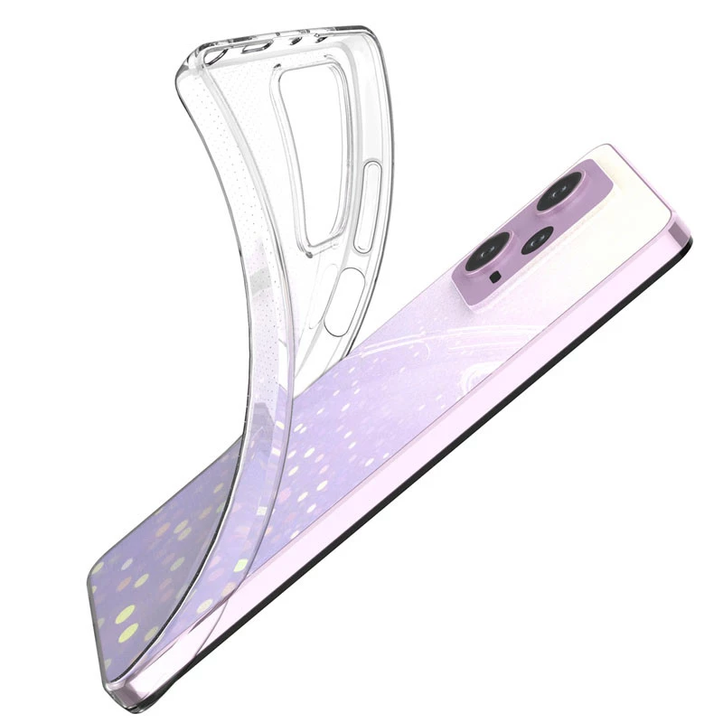 Ультратонкий силіконовий чохол 1,5 мм на Xiaomi Redmi Note 12 Pro 5G – Безбарвний (прозорий). Фото 6 з 7