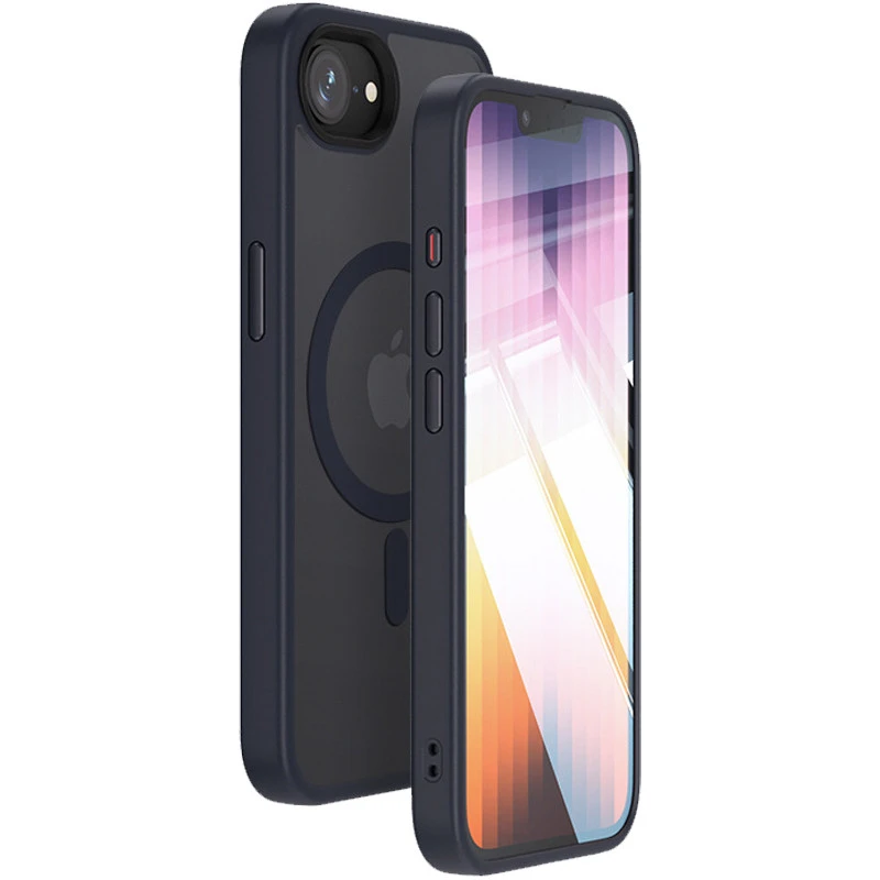 Чехол Ummi Colorful with MagSafe для Apple iPhone 17e (6.1") – Синий / Navy Blue. Фото 1 из 1