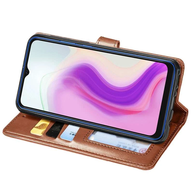 Чохол-книжка GETMAN Gallant  на Umidigi A7s – Коричневий. Фото 2 з 4