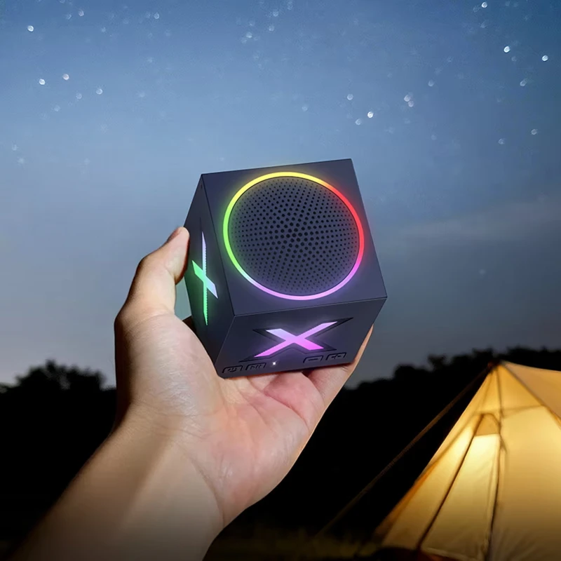 Bluetooth Колонка Borofone BR101 Rubik sports – Blue. Фото 3 з 4