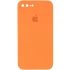 Чехол Silicone Case Square с защитой камеры для Apple iPhone 7 plus / 8 plus – Оранжевый / Papaya. Фото 1 из 3