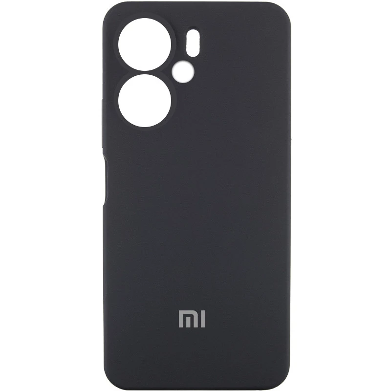 

Чехол Silicone Case Lakshmi Premium L с закрытой камерой для Xiaomi Redmi 13C (Черный / Black), Чорний / black