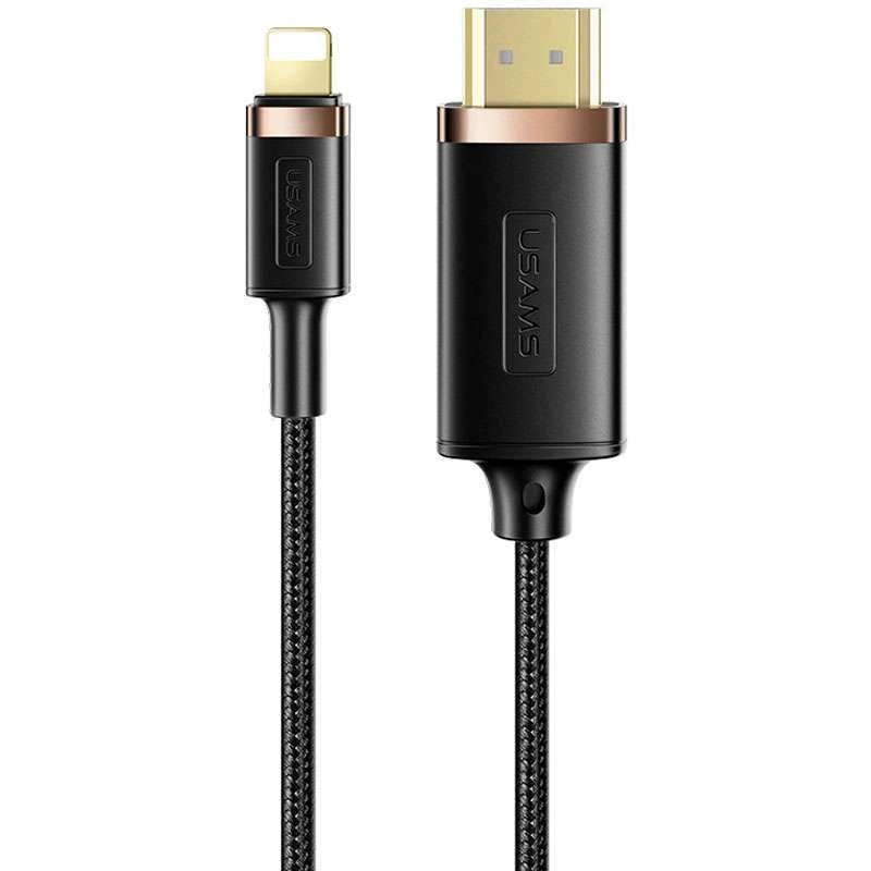 

Дата кабель Usams US-SJ509 U70 Lightning to HDMI HD (2m)