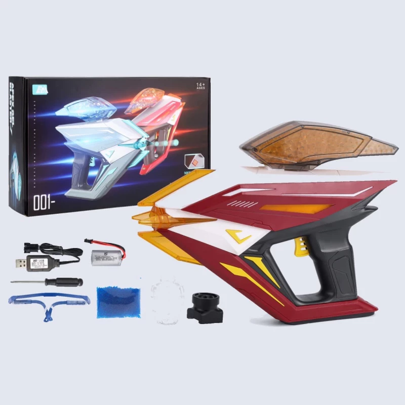 Пістолет на гідрогелевих кульках (орбизах) Gel Energy Space 001 – Red. Фото 5 з 6