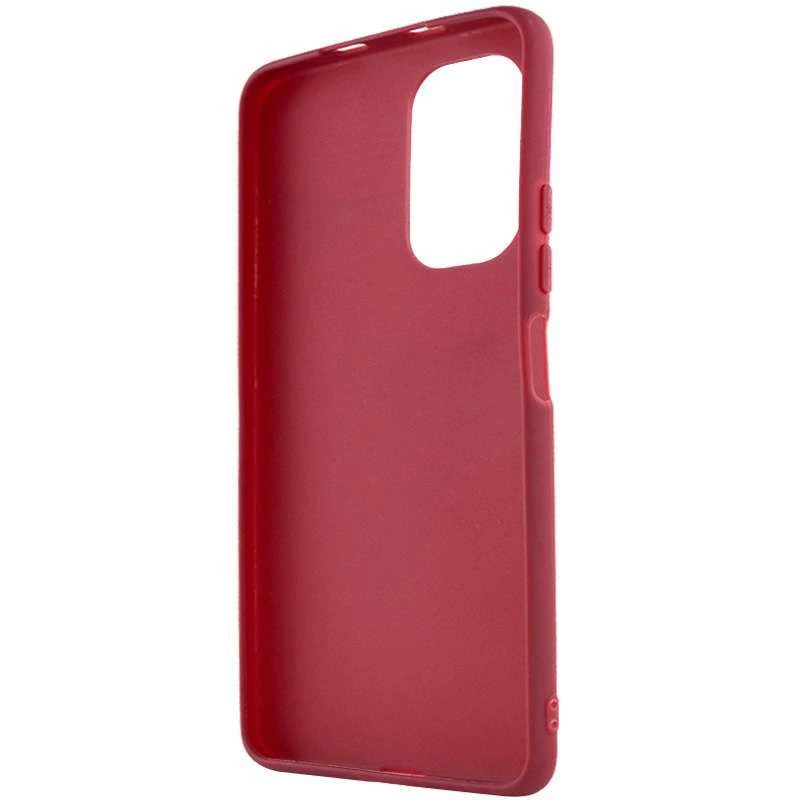 Кольоровий силіконовий чохол на Xiaomi Redmi K40 / K40 Pro / K40 Pro+ / Poco F3 – Бордовий. Фото 5 з 8