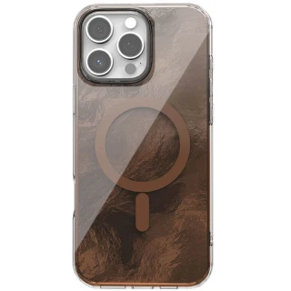 Силіконовий чохол Shiny Mountain (MagFit) для Apple iPhone 17 Pro Max (6.9") — Chocolate