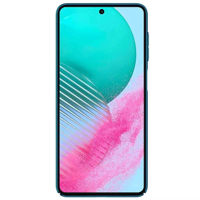 Пластикова накладка Nillkin Frost на Samsung Galaxy M54 5G – Бірюзовий / Peacock blue. Фото 4 з 7