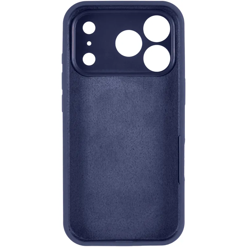Чехол Silk Full Camera Protective (AA) NO LOGO для Apple iPhone 17 Pro Max (6.9") – Синий / Deep navy. Фото 3 из 5