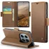 Кожаный чехол-книжка CaseMe Nappa leather для Xiaomi Redmi Note 15 4G/5G (EU) – Brown. Фото 7 из 10
