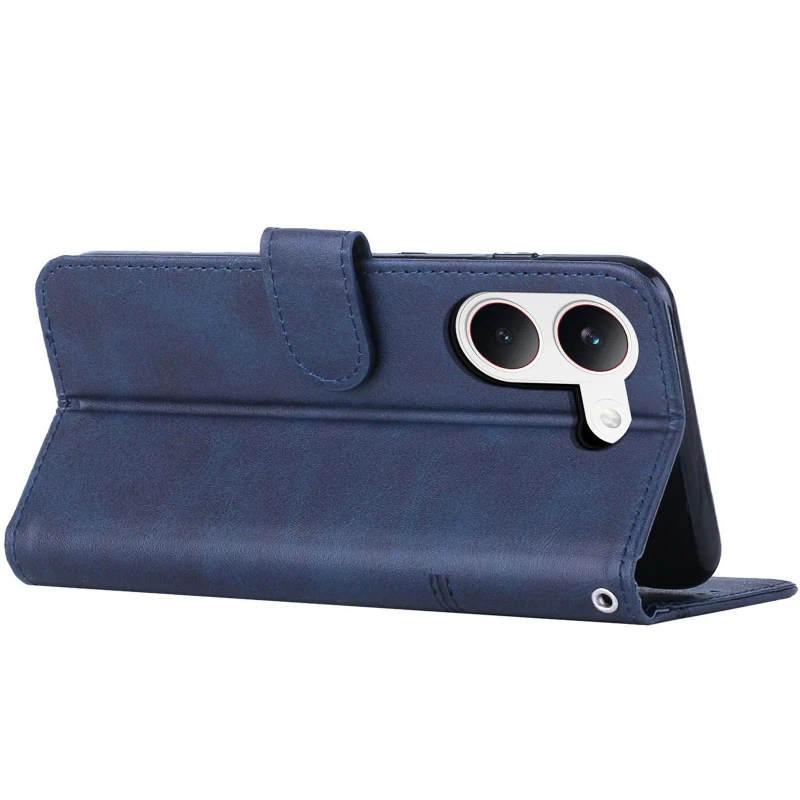 Шкіряний чохол-книжка Jet Cover для Xiaomi Redmi Note 15 4G/5G (EU) – Blue. Фото 4 з 4