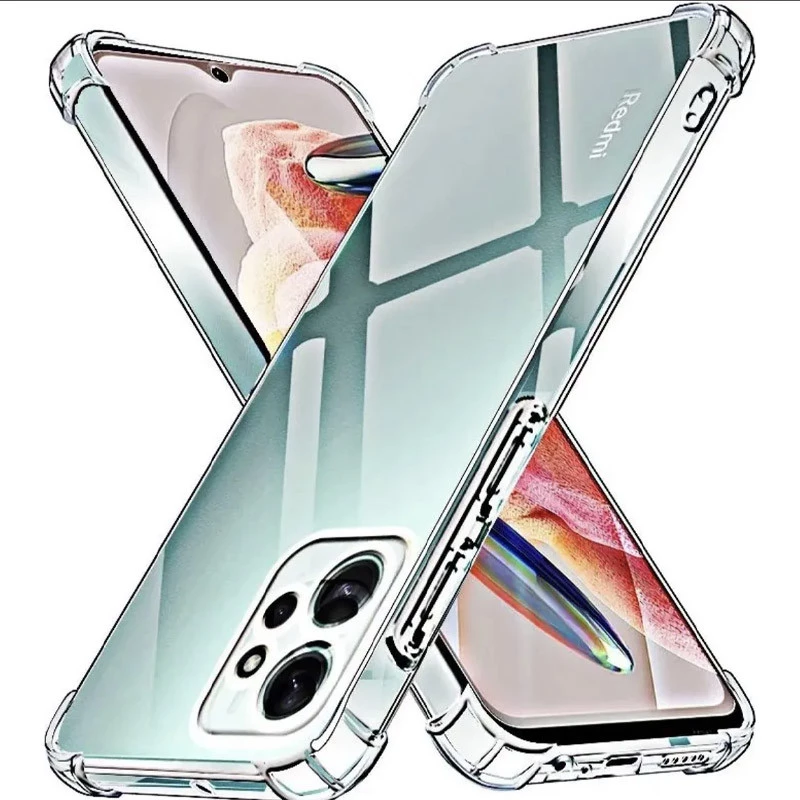 Ультратонкий силіконовий чохол GETMAN з критими бортами на Xiaomi Redmi Note 12 4G фото 3 з 3