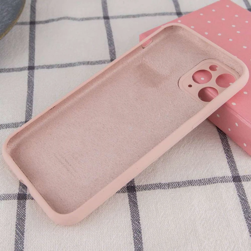 Чохол Silicone Case з захистом камери на Apple iPhone 14 Pro Max (6.7") – Рожевий / Pink Sand. Фото 3 з 8