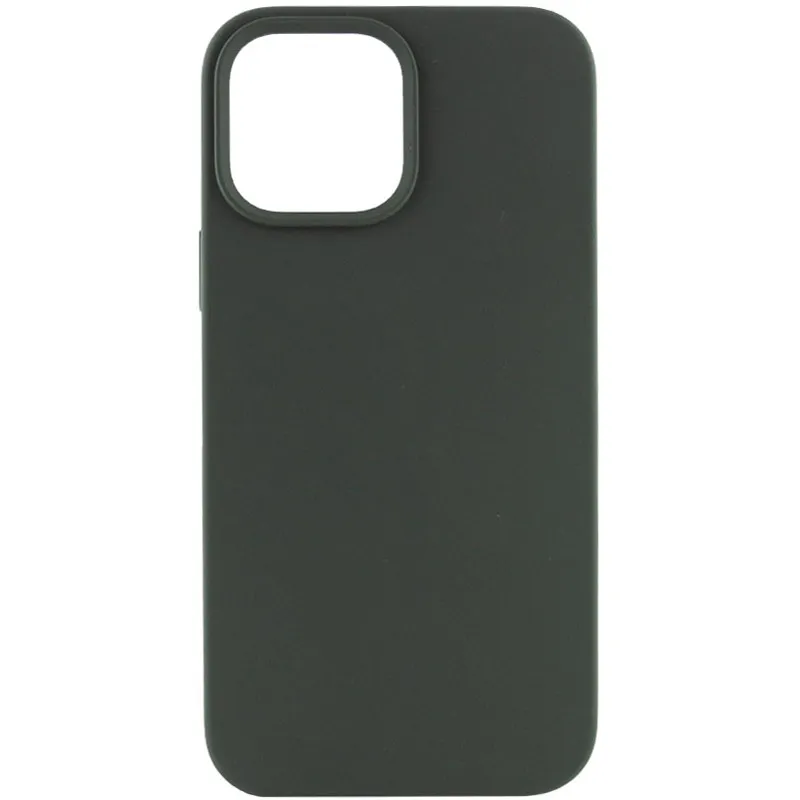 Чохол Silk (AA) NO LOGO with Magnetic Fit для Apple iPhone 14 (6.1") – Зелений / Cyprus Green. Фото 1 з 1