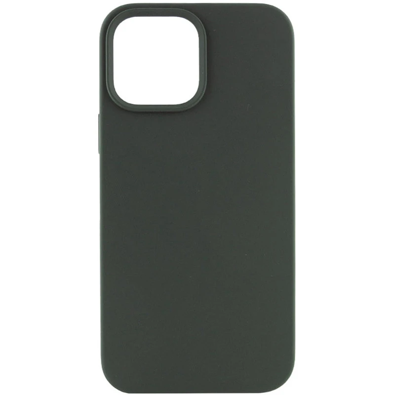 Silicone Case (AA) NO LOGO with MagSafe для Apple iPhone 12 (6.1") – Зелений / Cyprus Green. Фото 1 з 1