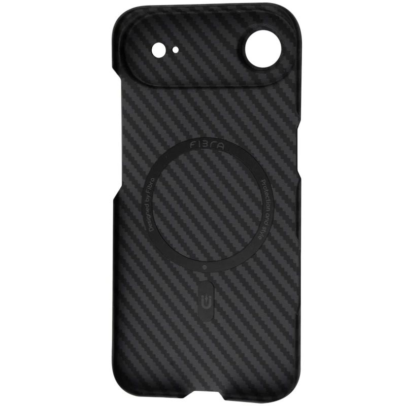 Пластиковая накладка Fibra Carbonite для Apple iPhone 17 Air (6.5") – Black. Фото 2 Пластиковая накладка Fibra Carbonite для Apple iPhone 17 Air (6.5") – Black. Фото 2 из 3