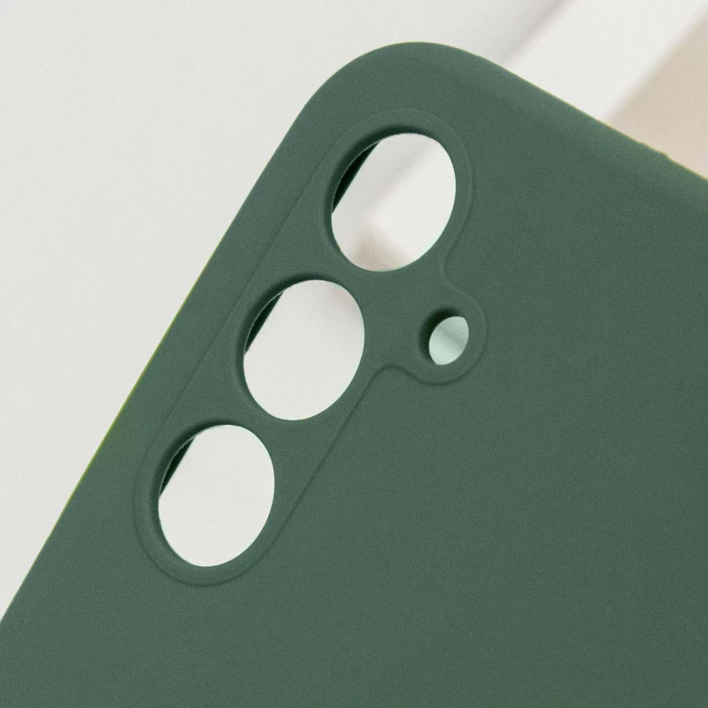 Чохол Silicone Case Lakshmi Premium з закритою камерою на Samsung Galaxy A55 – Зелений / Cyprus Green. Фото 12 з 12