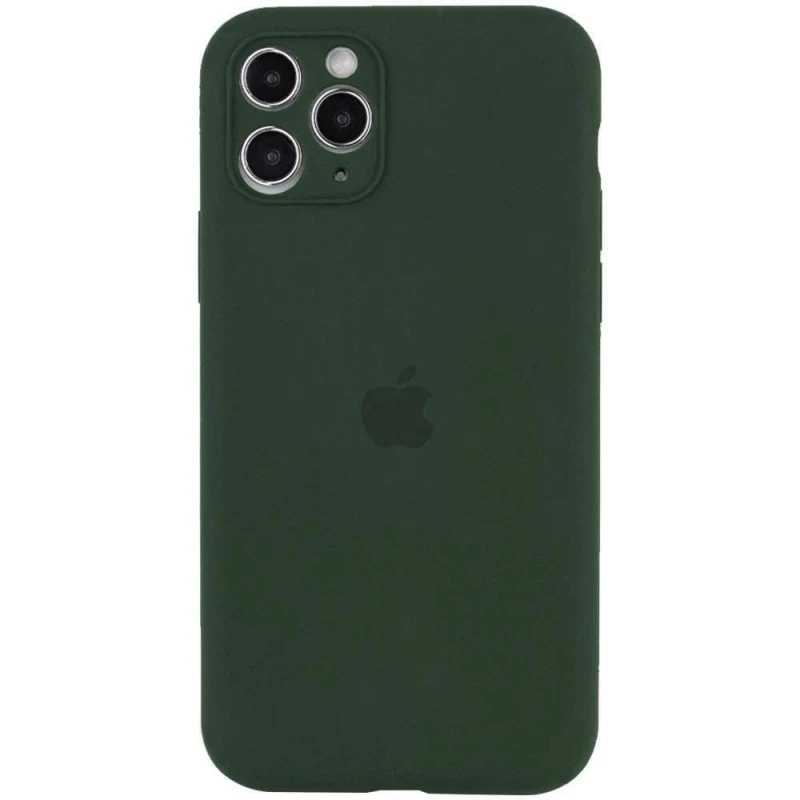 

Чехол Silicone Case с защитой камеры для Apple iPhone 11 Pro Max (6.5") (Зеленый / Cyprus Green), Зелений / cyprus green